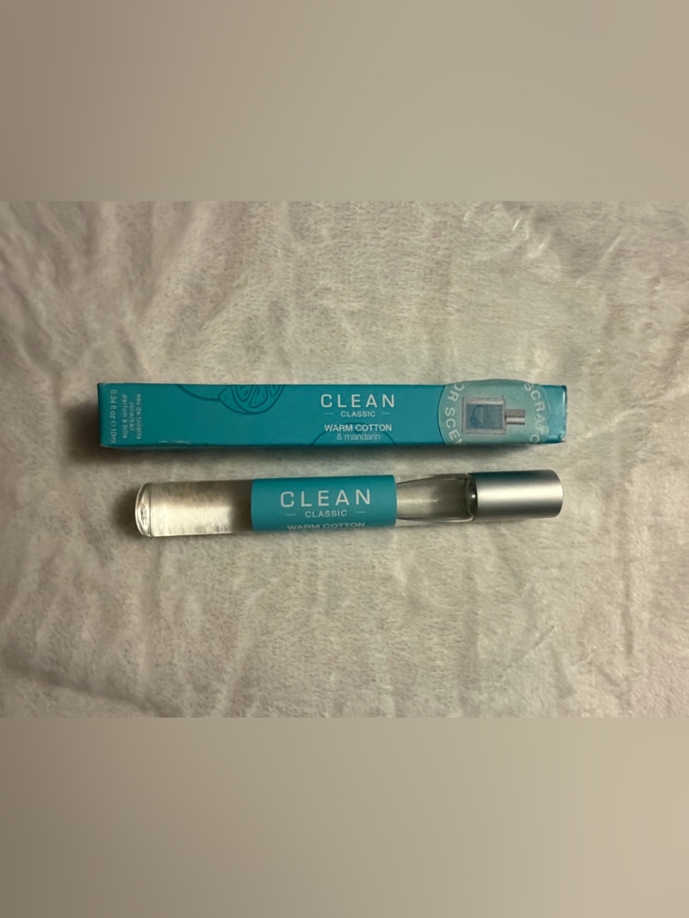 Clean Classic Warm Cotton & Mandarin Fragrance Roller